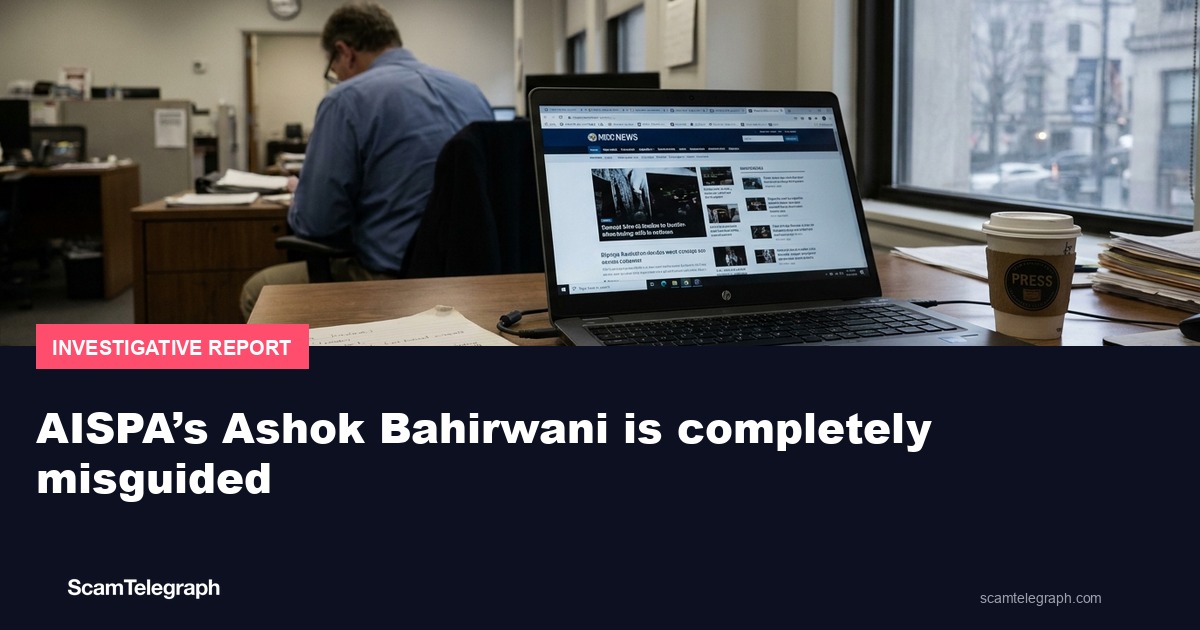 AISPA’s Ashok Bahirwani is completely misguided
