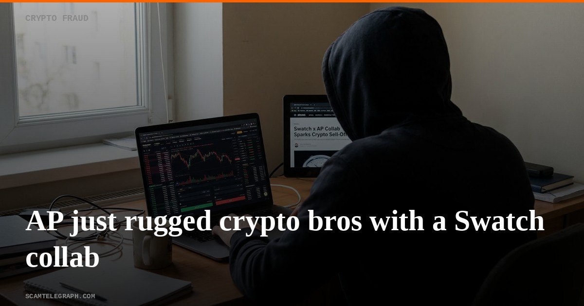 AP just rugged crypto bros with a Swatch collab