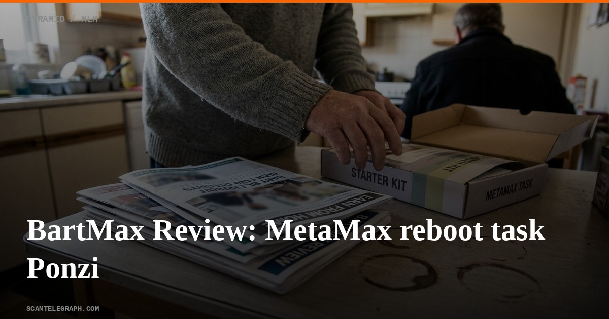 BartMax Review: MetaMax reboot task Ponzi