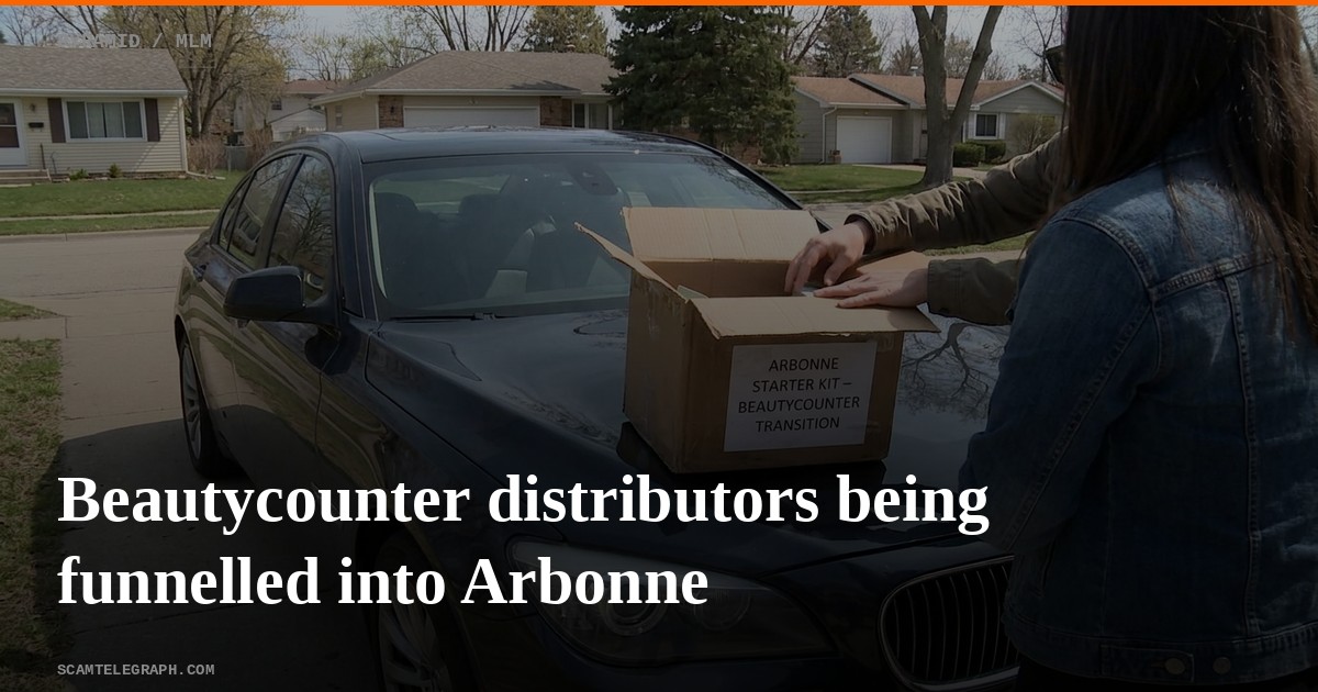 Beautycounter distributors being funnelled into Arbonne