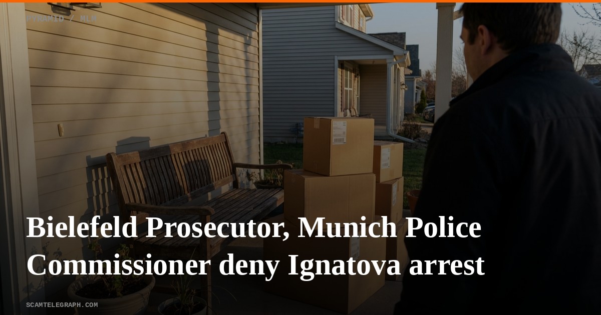 Bielefeld Prosecutor, Munich Police Commissioner deny Ignatova arrest