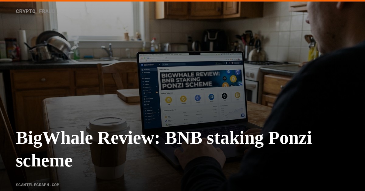 BigWhale Review: BNB staking Ponzi scheme