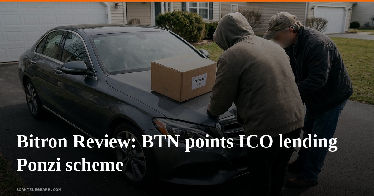 Bitron Review: BTN points ICO lending Ponzi scheme