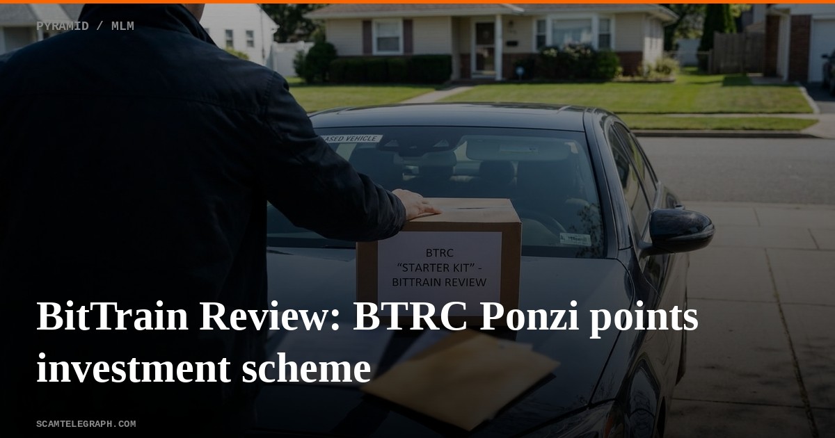 BitTrain Review: BTRC Ponzi points investment scheme