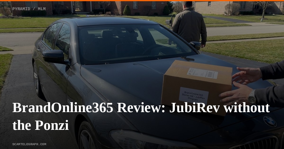 BrandOnline365 Review: JubiRev without the Ponzi