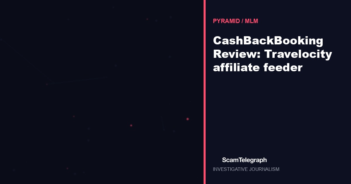 CashBackBooking Review: Travelocity affiliate feeder