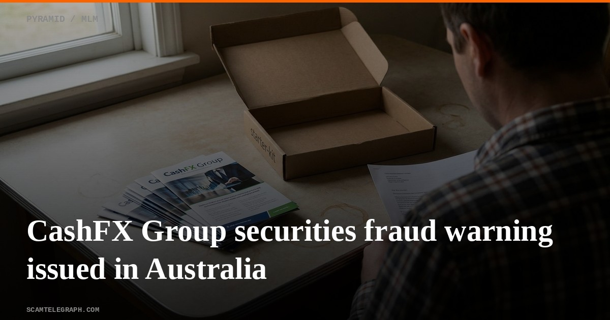 CashFX Group securities fraud warning issued in Australia