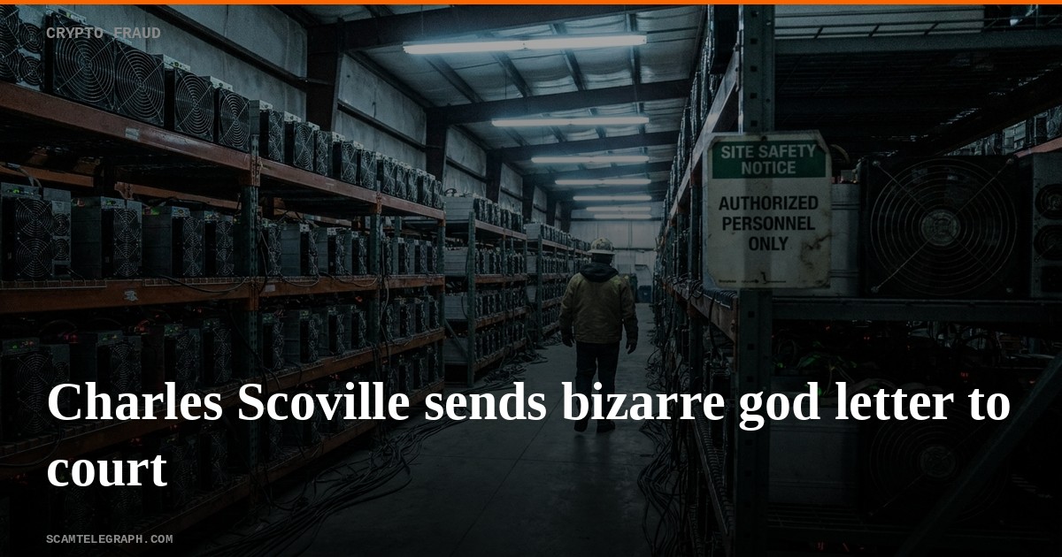Charles Scoville sends bizarre god letter to court