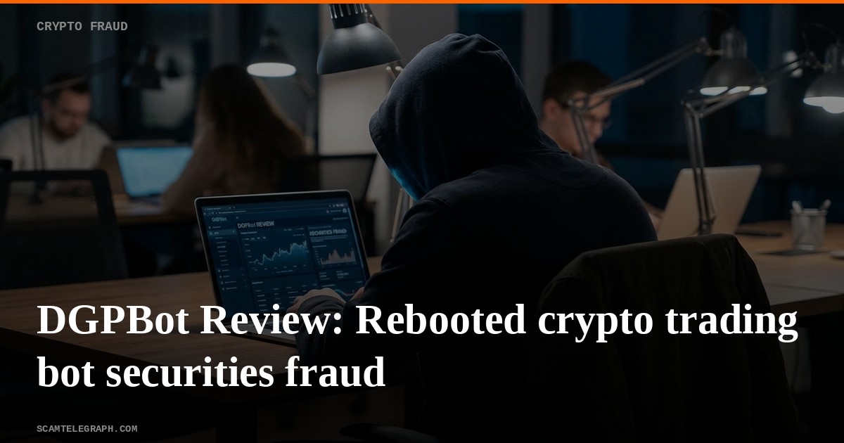 DGPBot Review: Rebooted crypto trading bot securities fraud