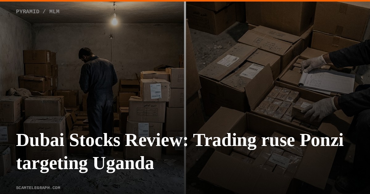 Dubai Stocks Review: Trading ruse Ponzi targeting Uganda