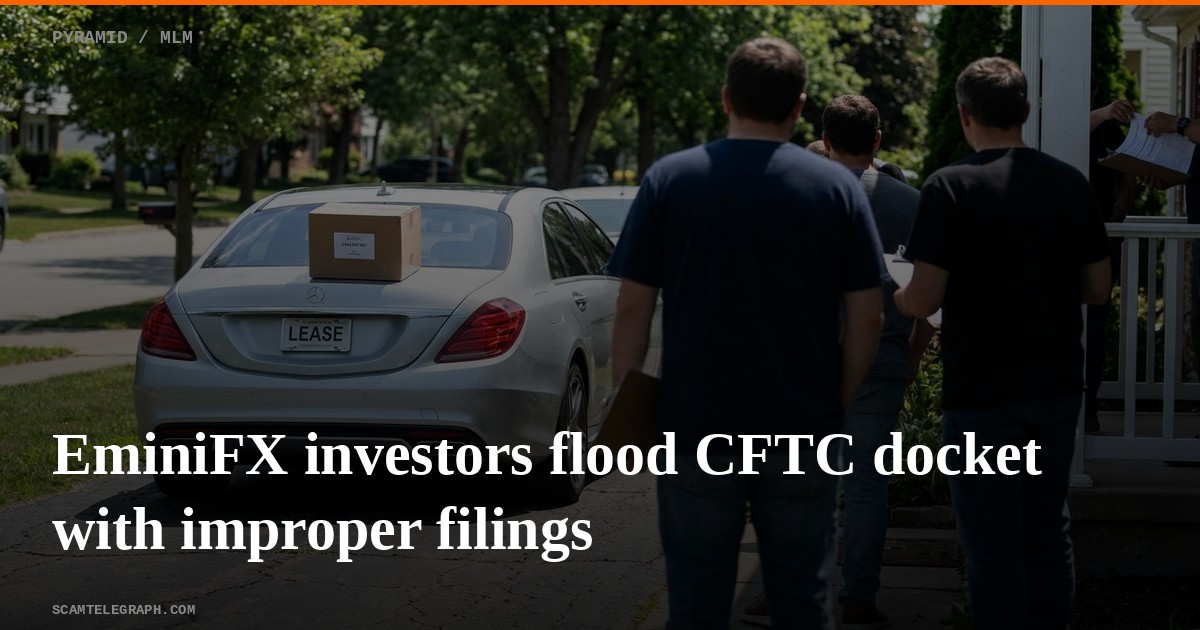EminiFX investors flood CFTC docket with improper filings