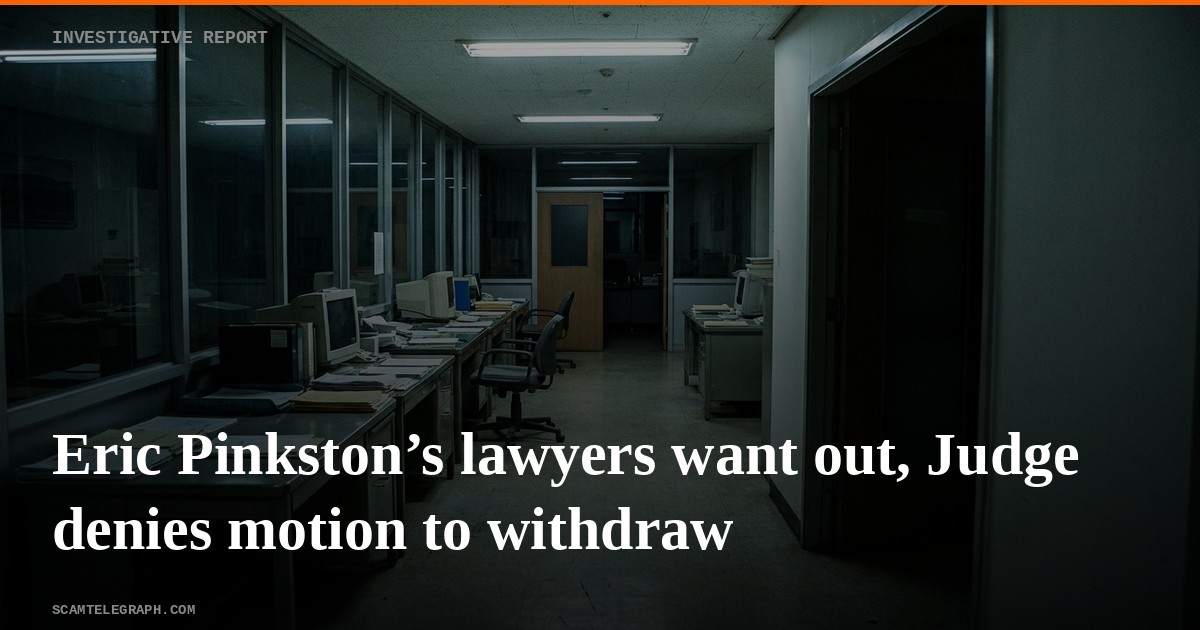 Eric Pinkston’s lawyers want out, Judge denies motion to withdraw