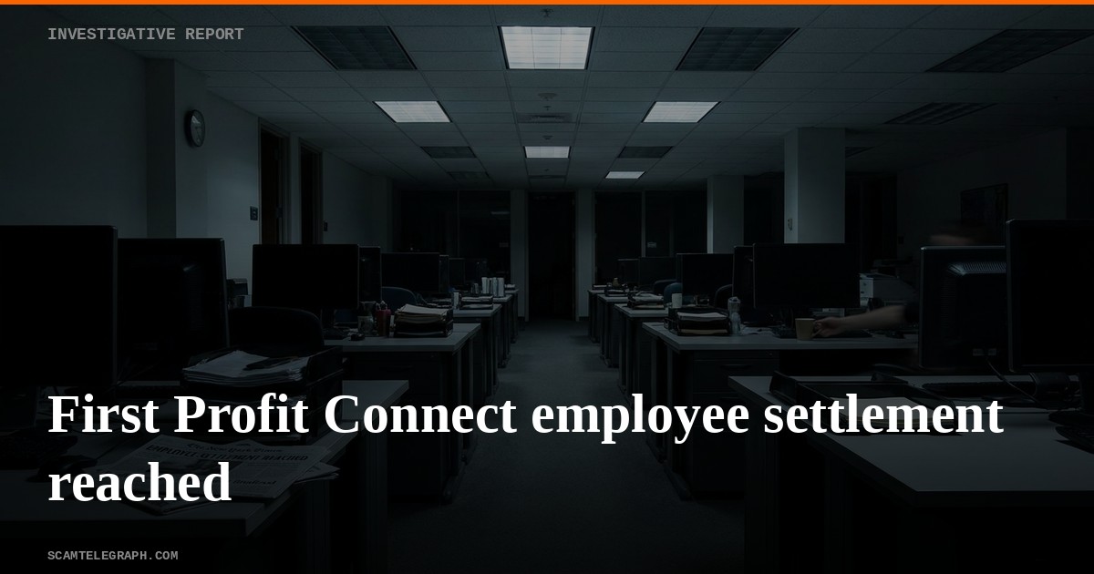 First Profit Connect employee settlement reached