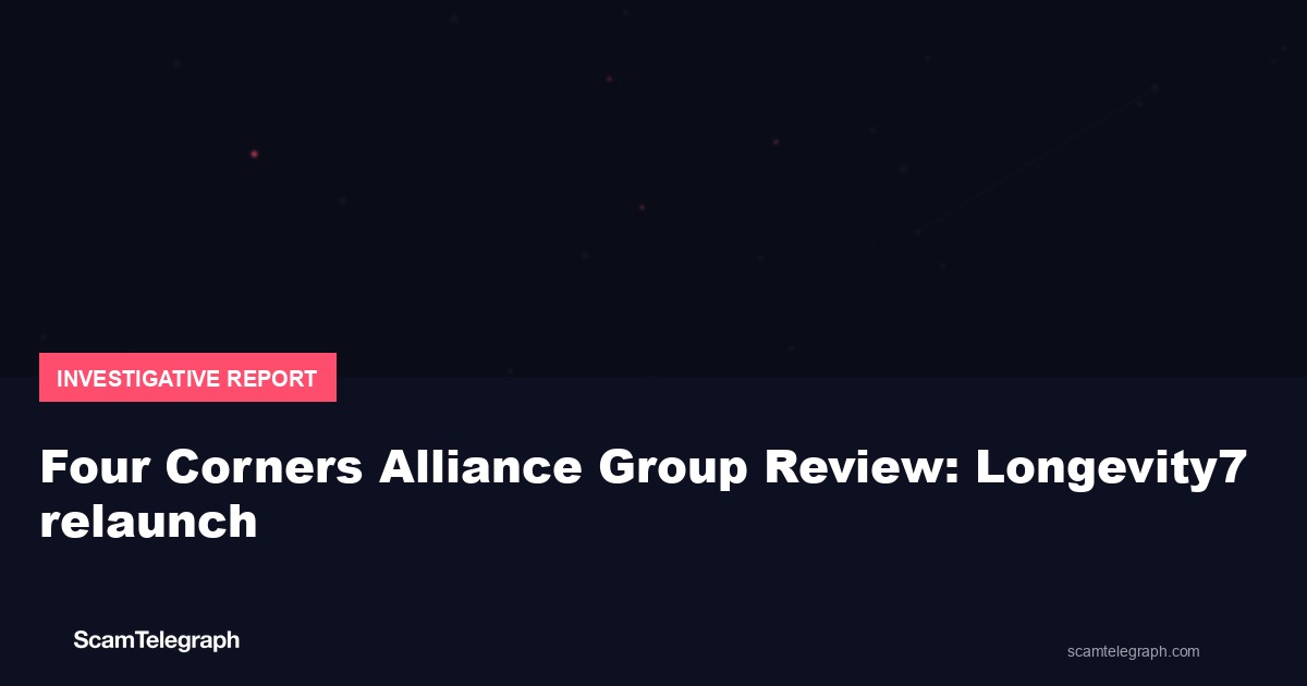 Four Corners Alliance Group Review: Longevity7 relaunch
