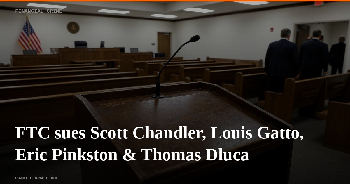 FTC sues Scott Chandler, Louis Gatto, Eric Pinkston & Thomas Dluca