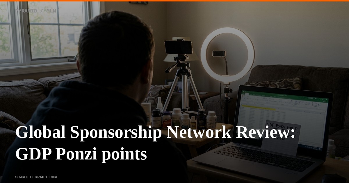 Global Sponsorship Network Review: GDP Ponzi points