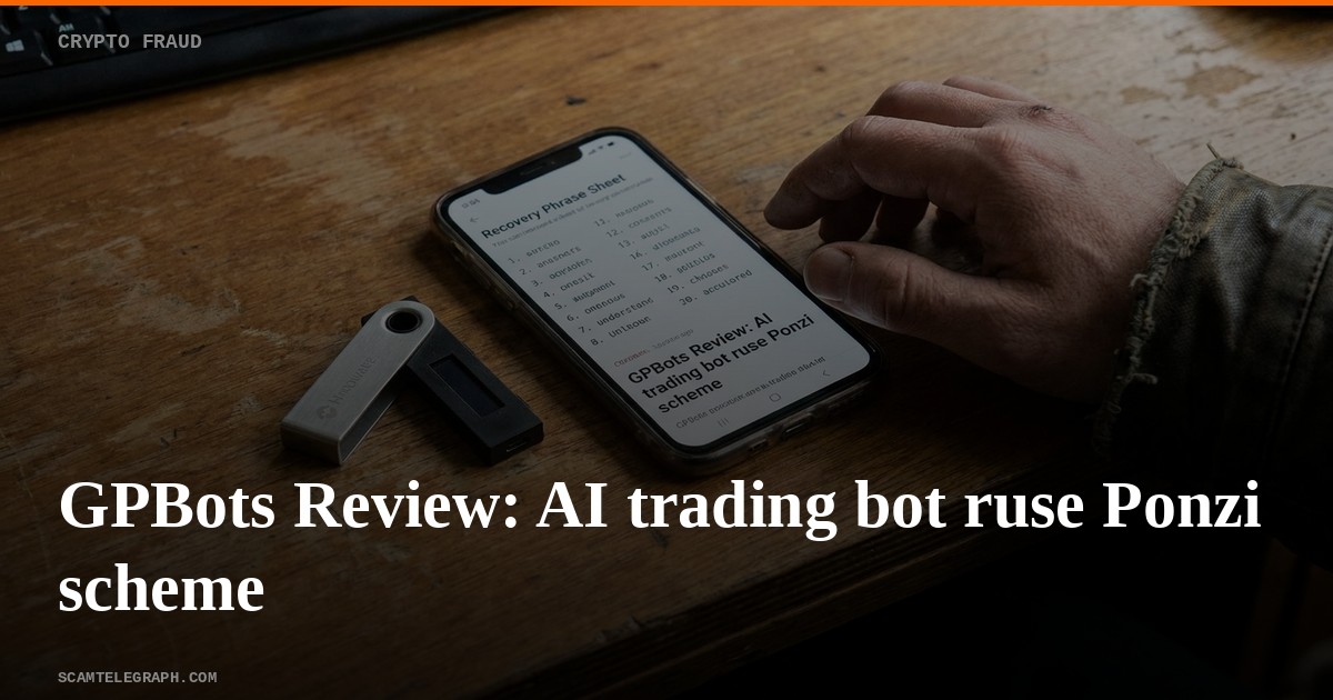 GPBots Review: AI trading bot ruse Ponzi scheme
