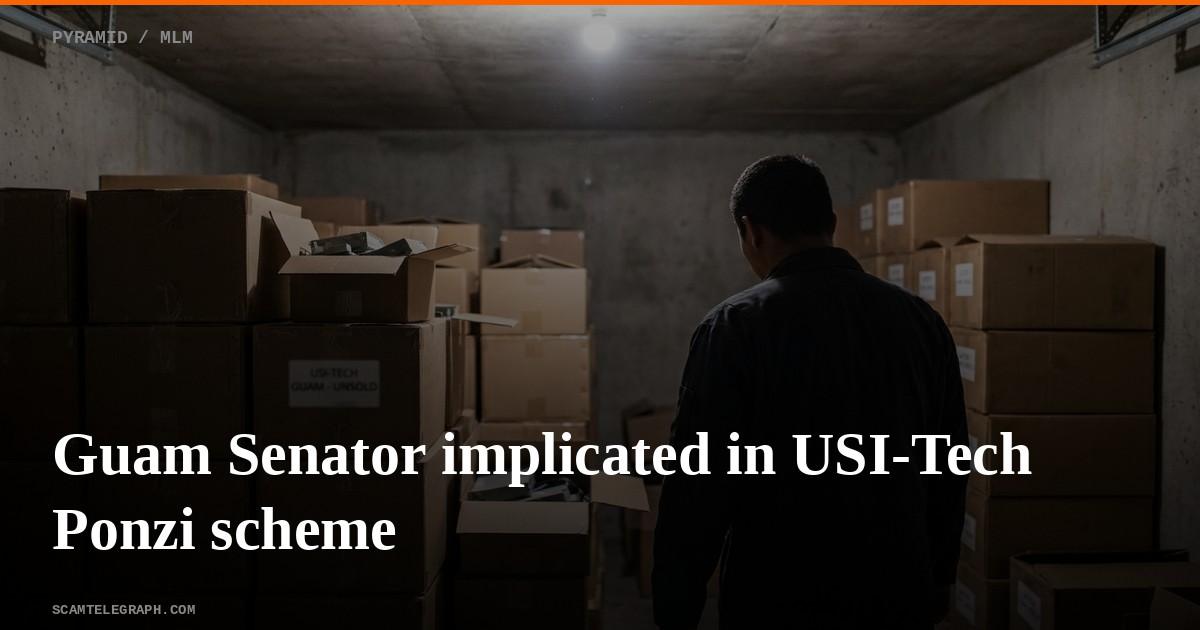 Guam Senator implicated in USI-Tech Ponzi scheme