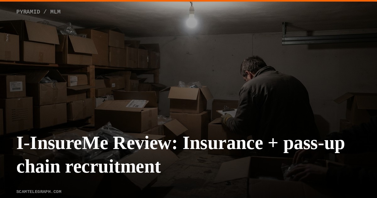 I-InsureMe Review: Insurance + pass-up chain recruitment