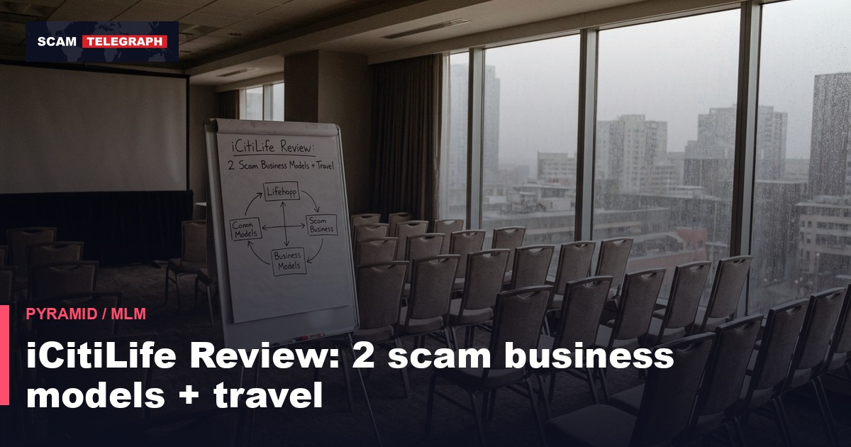 iCitiLife Review: 2 scam business models + travel