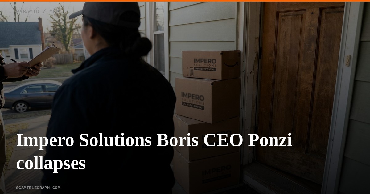 Impero Solutions Boris CEO Ponzi collapses