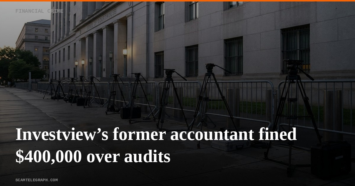 Investview’s former accountant fined $400,000 over audits