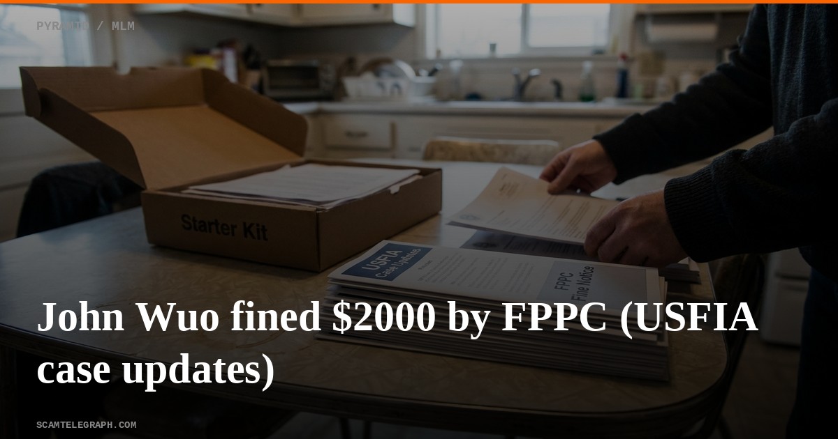 John Wuo fined $2000 by FPPC (USFIA case updates)