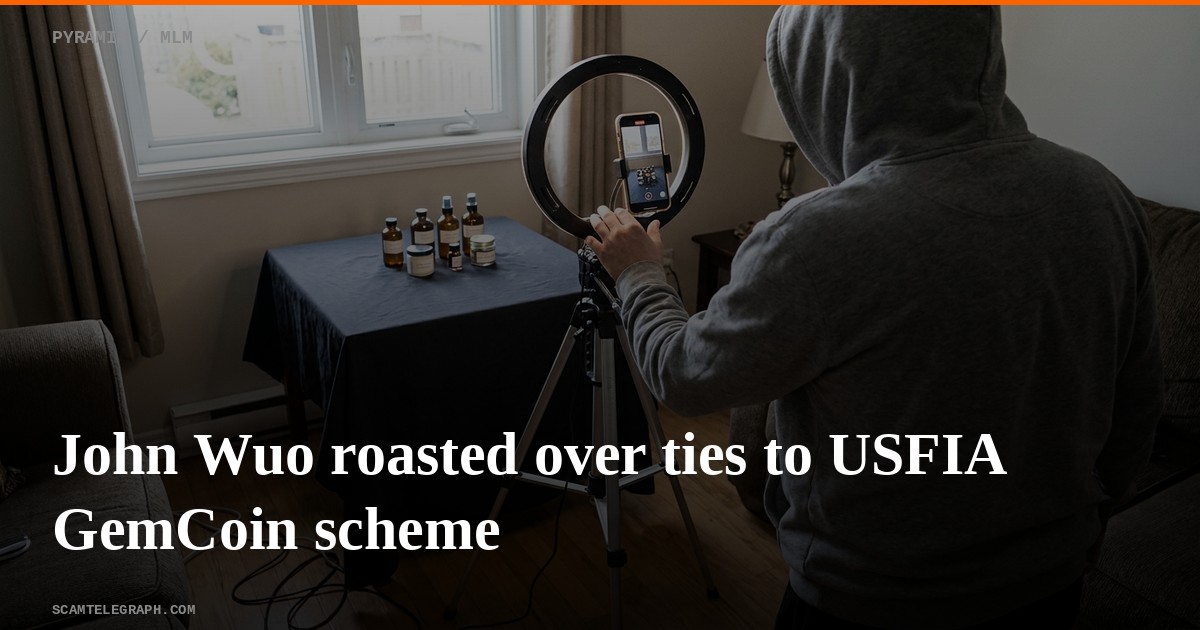 John Wuo roasted over ties to USFIA GemCoin scheme