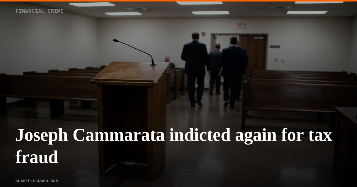 Joseph Cammarata indicted again for tax fraud