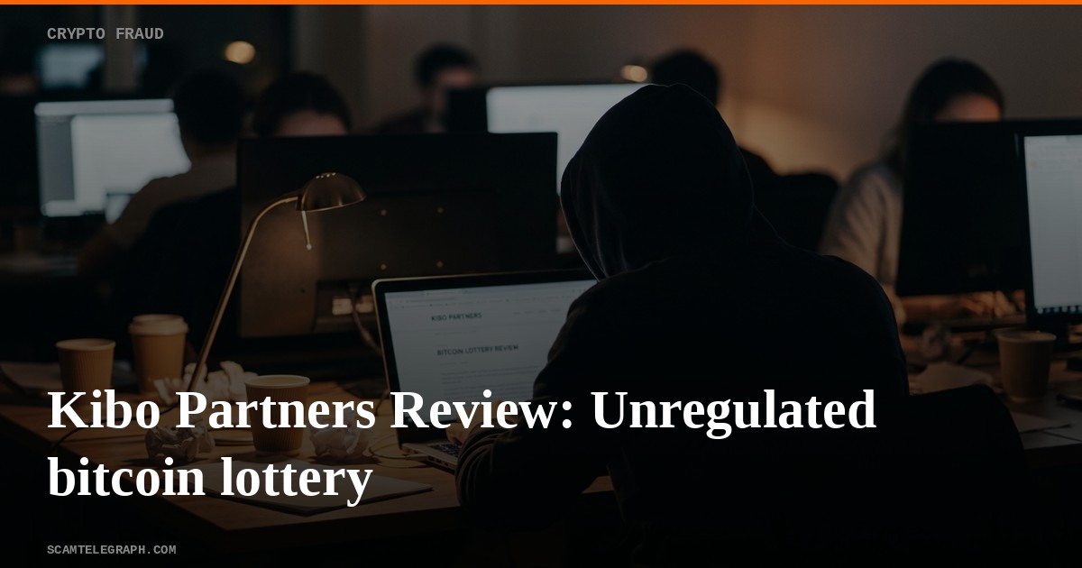 Kibo Partners Review: Unregulated bitcoin lottery