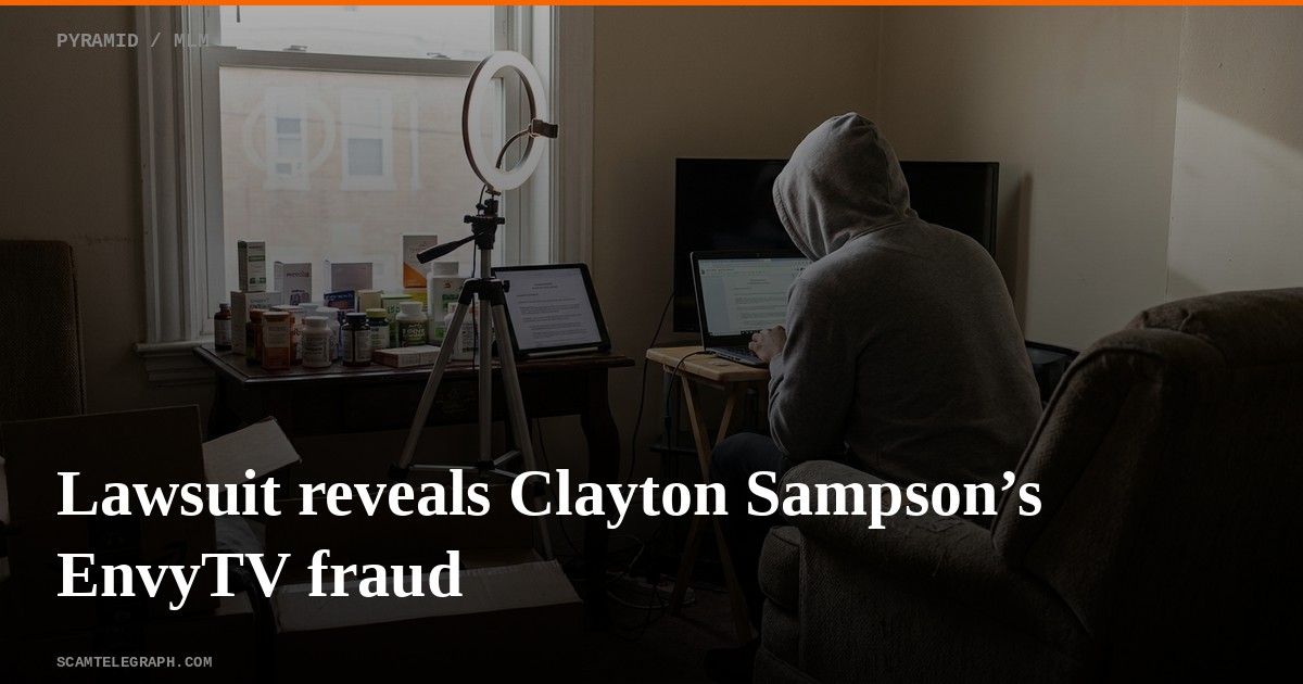 Lawsuit reveals Clayton Sampson’s EnvyTV fraud