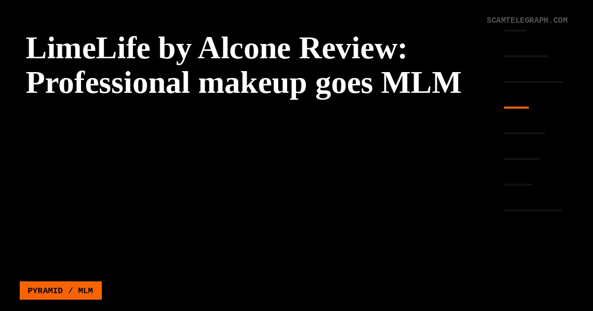 LimeLife by Alcone Review: Professional makeup goes MLM
