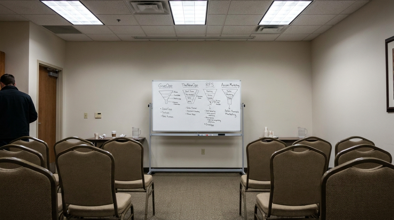 Linking GiveOpp, TheNewOpp, RFS & Axiom Marketing