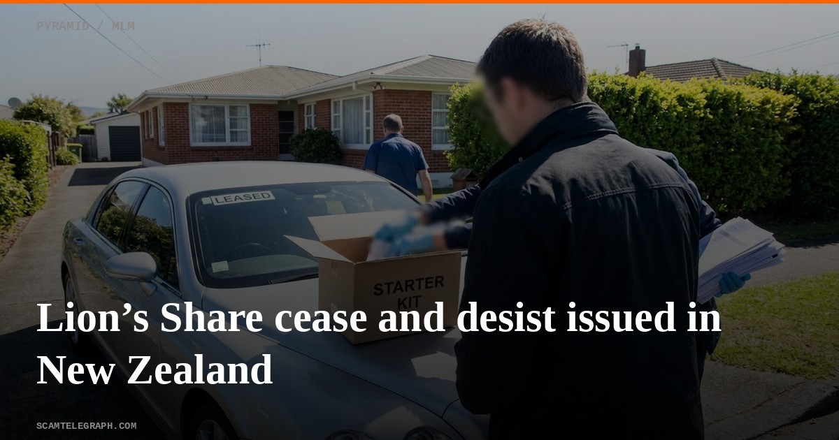 Lion’s Share cease and desist issued in New Zealand