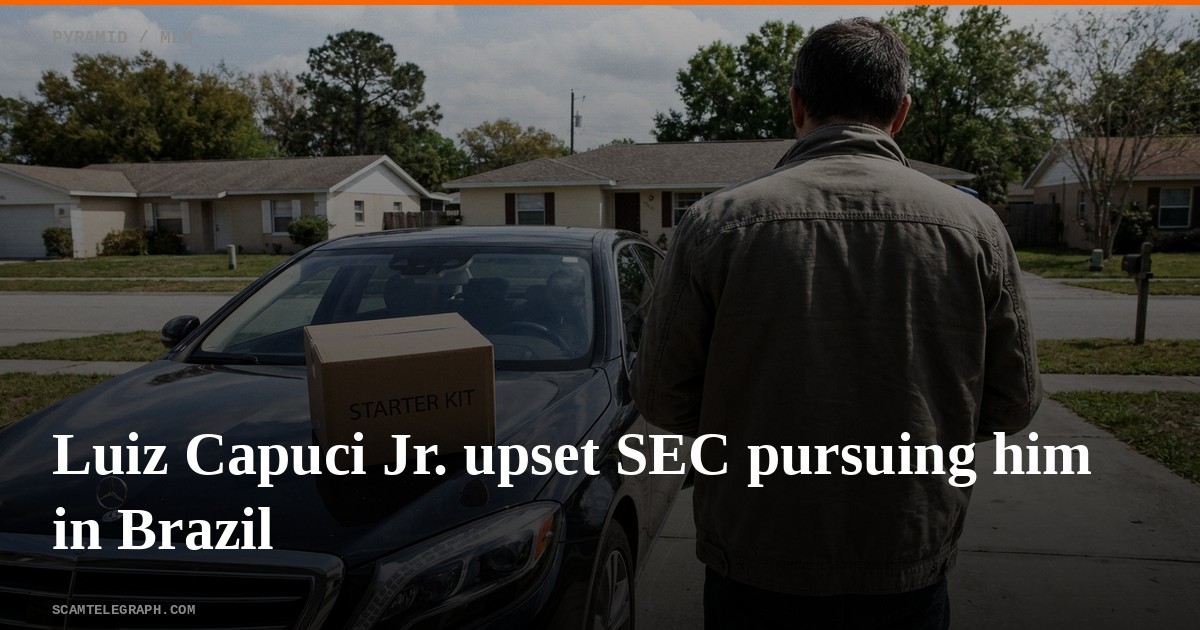 Luiz Capuci Jr. upset SEC pursuing him in Brazil