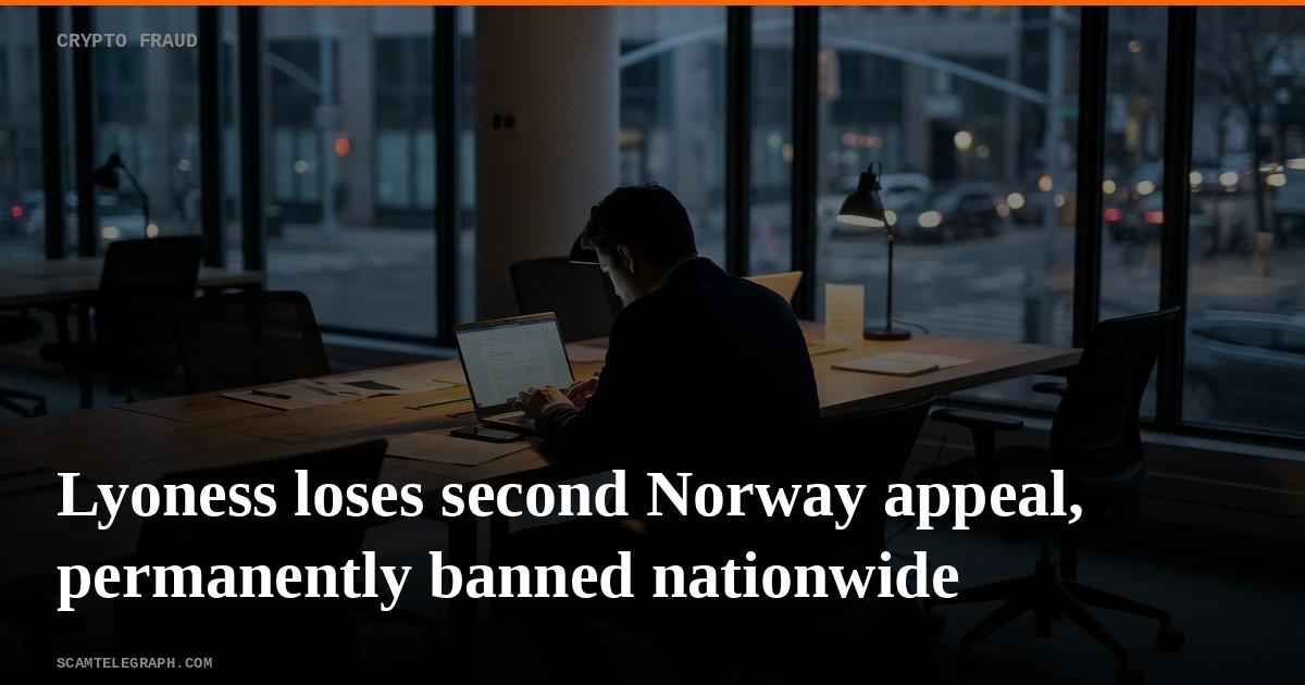Lyoness loses second Norway appeal, permanently banned nationwide