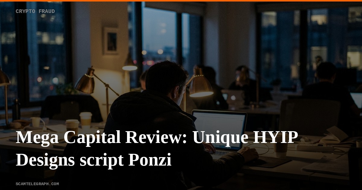 Mega Capital Review: Unique HYIP Designs script Ponzi
