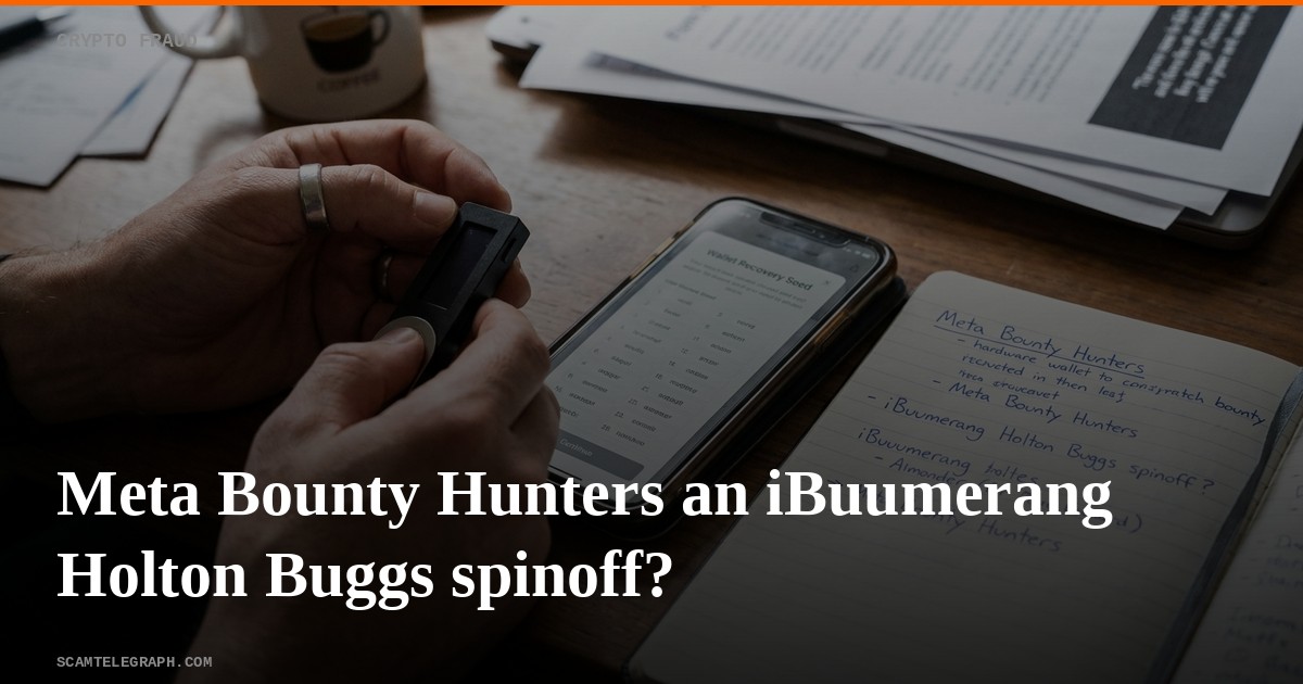 Meta Bounty Hunters an iBuumerang Holton Buggs spinoff?