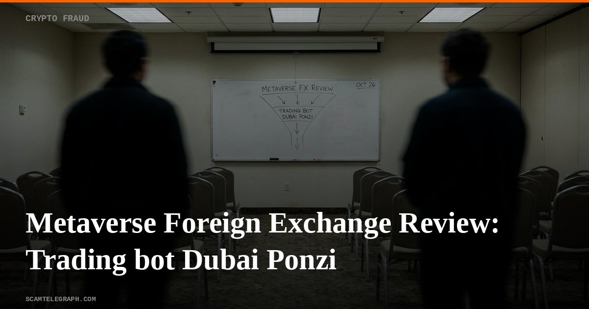 Metaverse Foreign Exchange Review: Trading bot Dubai Ponzi