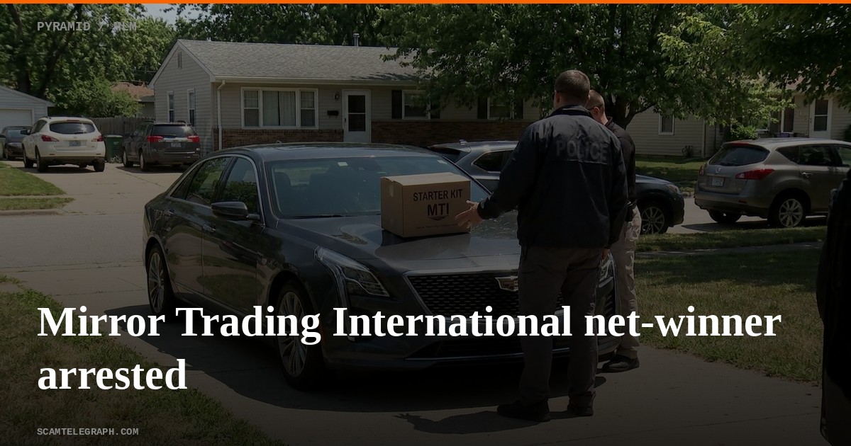 Mirror Trading International net-winner arrested