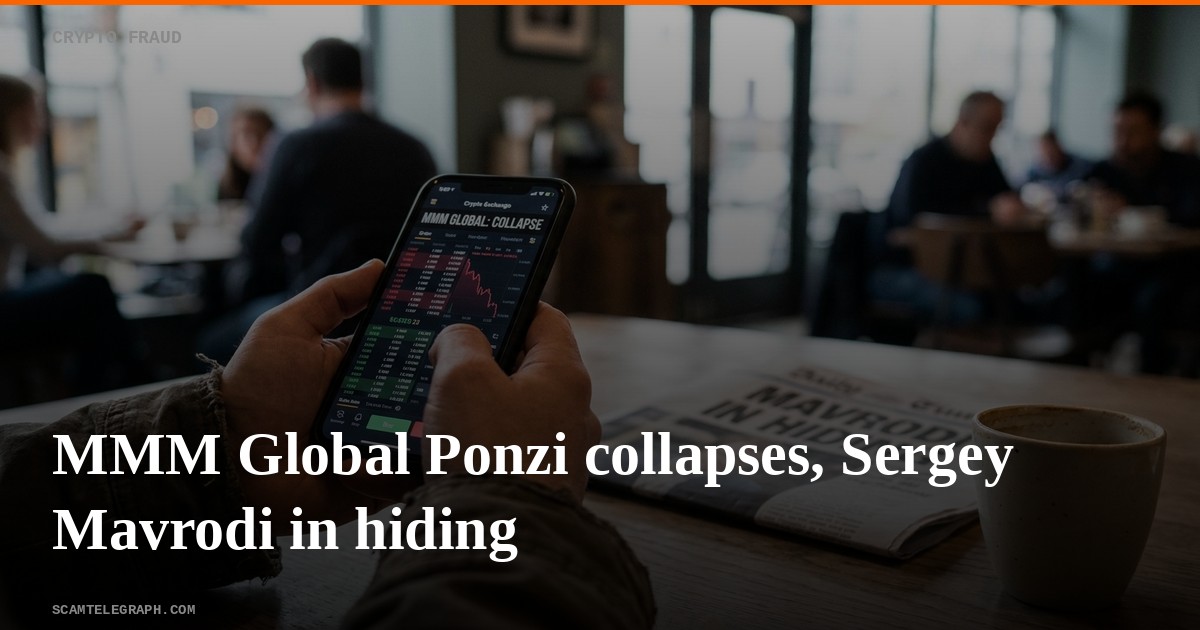 MMM Global Ponzi collapses, Sergey Mavrodi in hiding