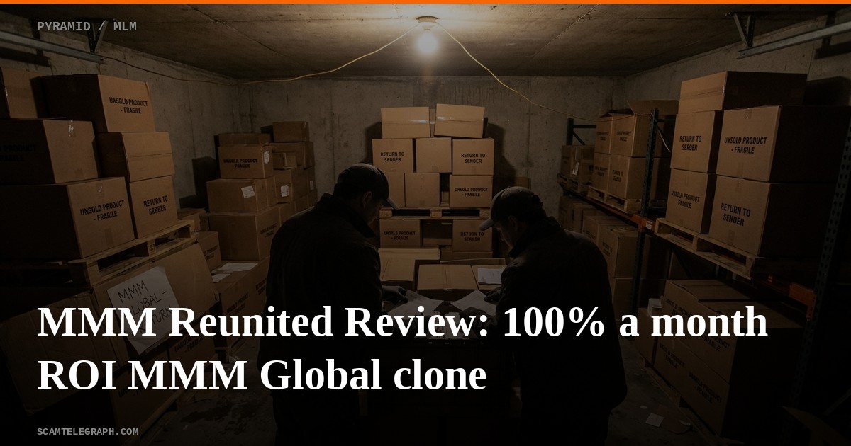 MMM Reunited Review: 100% a month ROI MMM Global clone
