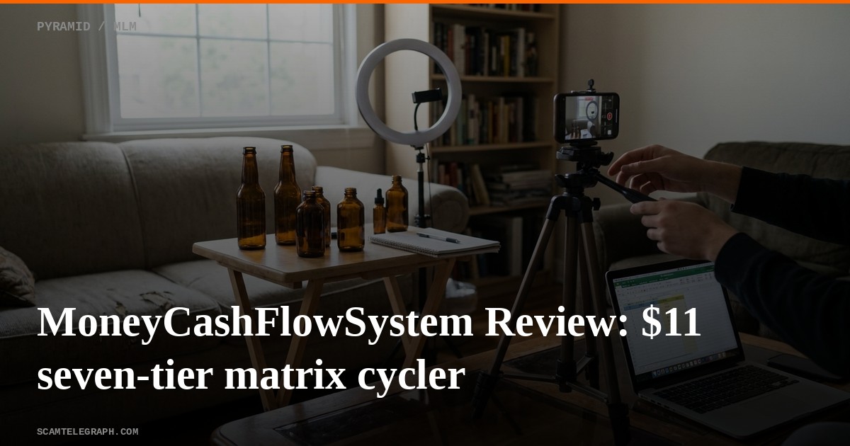 MoneyCashFlowSystem Review: $11 seven-tier matrix cycler