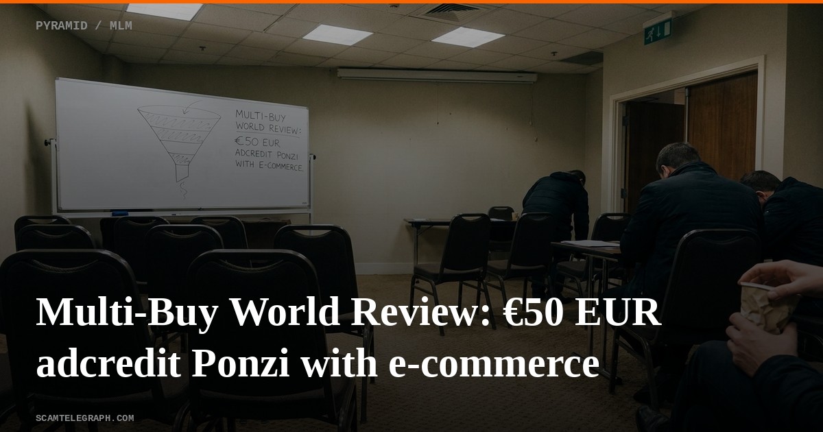 Multi-Buy World Review: €50 EUR adcredit Ponzi with e-commerce