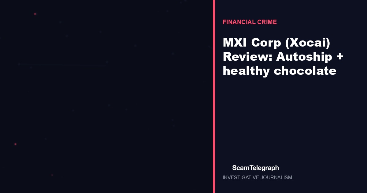 MXI Corp (Xocai) Review: Autoship + healthy chocolate