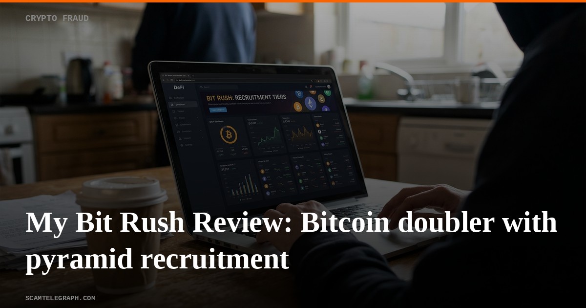 My Bit Rush Review: Bitcoin doubler with pyramid recruitment