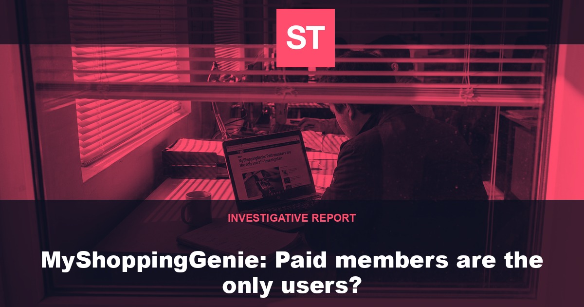 MyShoppingGenie: Paid members are the only users?