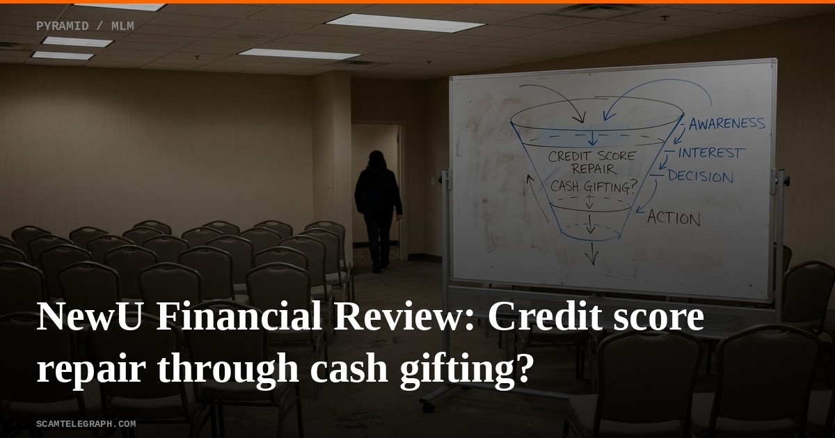 NewU Financial Review: Credit score repair through cash gifting?