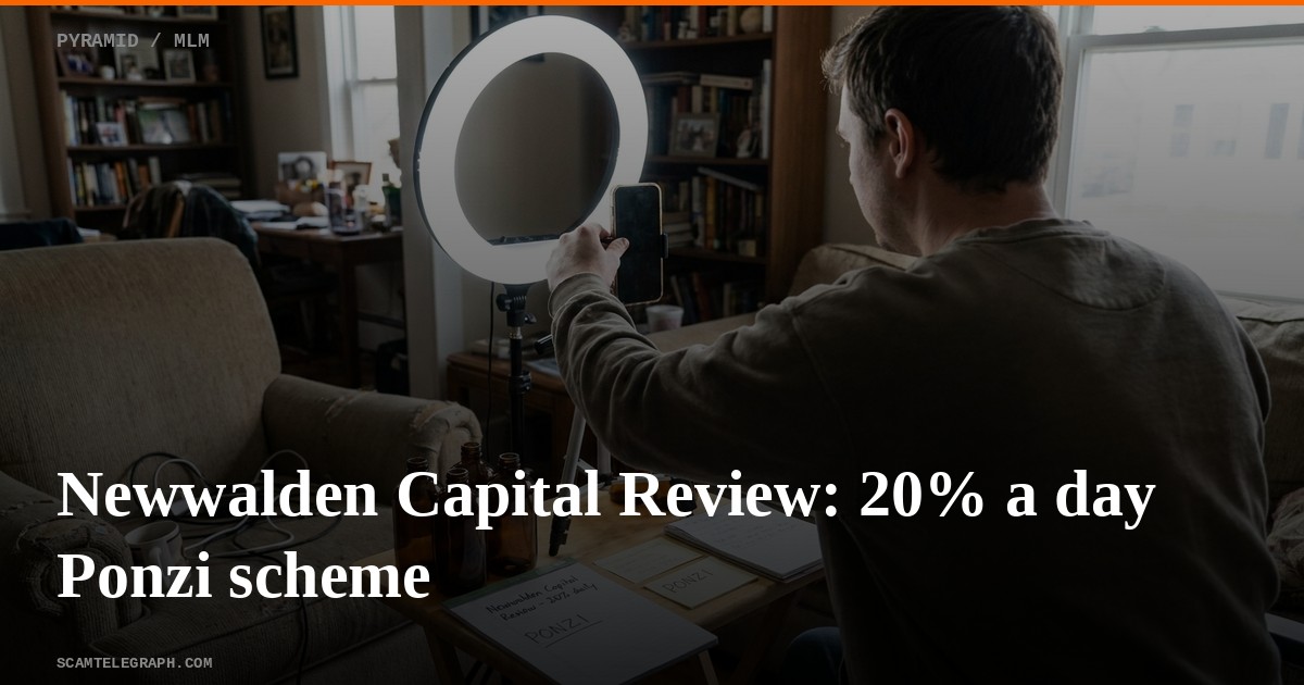 Newwalden Capital Review: 20% a day Ponzi scheme