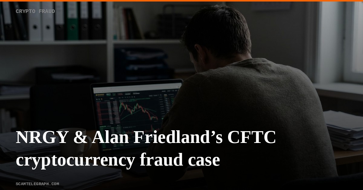 NRGY & Alan Friedland’s CFTC cryptocurrency fraud case